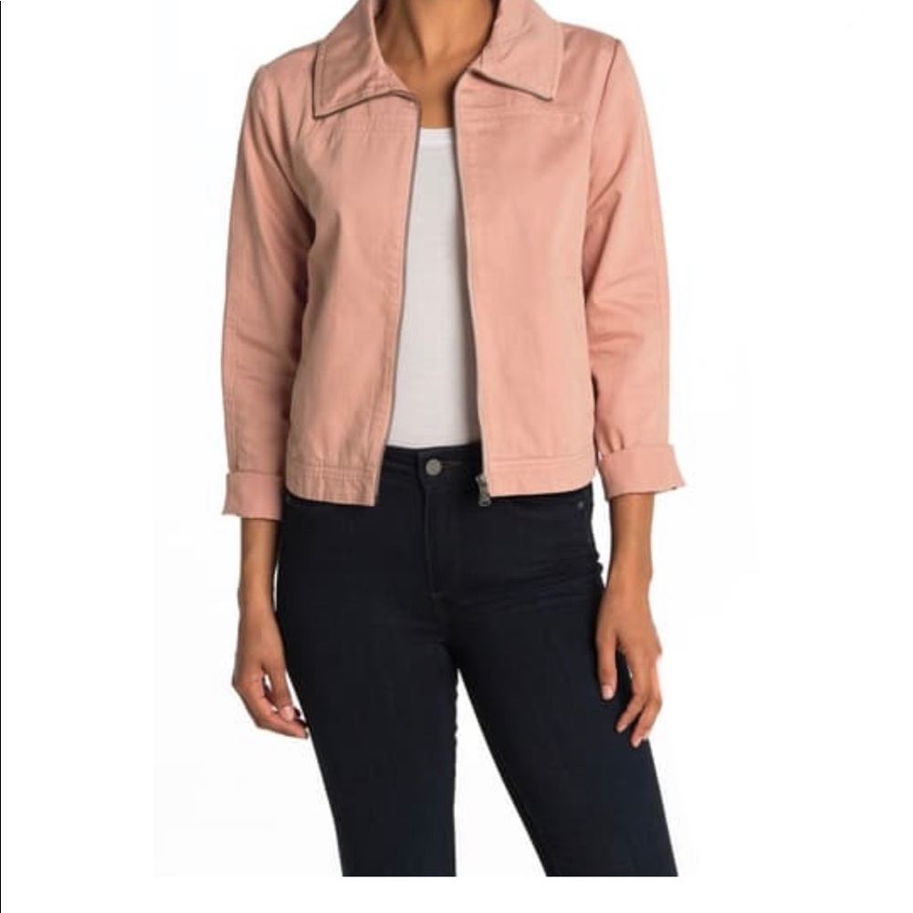 Prana Champagne Blush Lookout Zip Jacket Size Small